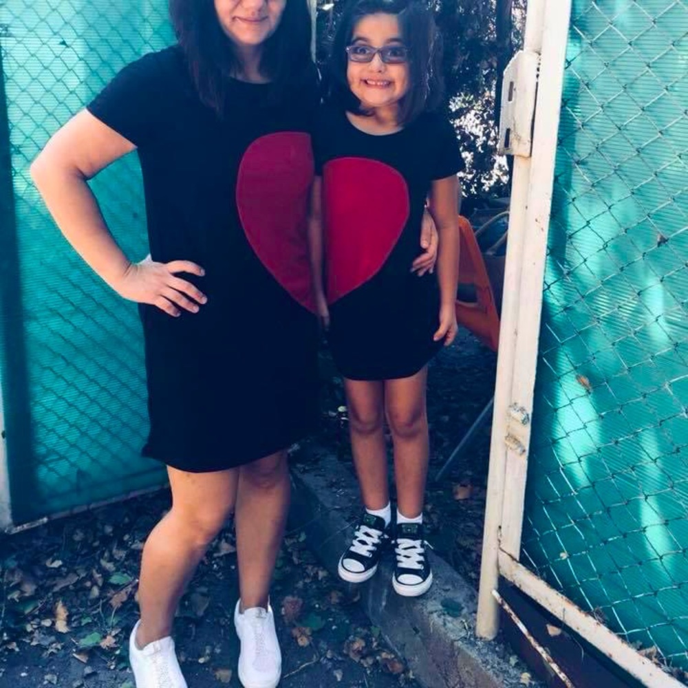 Mommy and me dress!! So cute!! ❤️❤️❤️